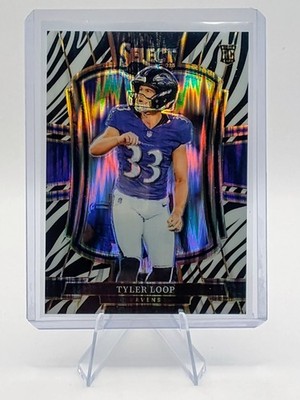 2025 Panini Select - Premier Level Tyler Loop #161 Zebra Prizm (RC)