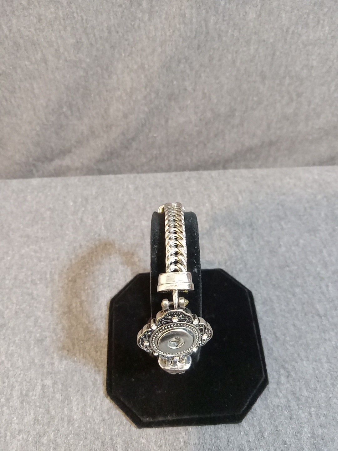 Ginger Snaps Multi Chain Bracelet Silver Tone Pin… - image 3