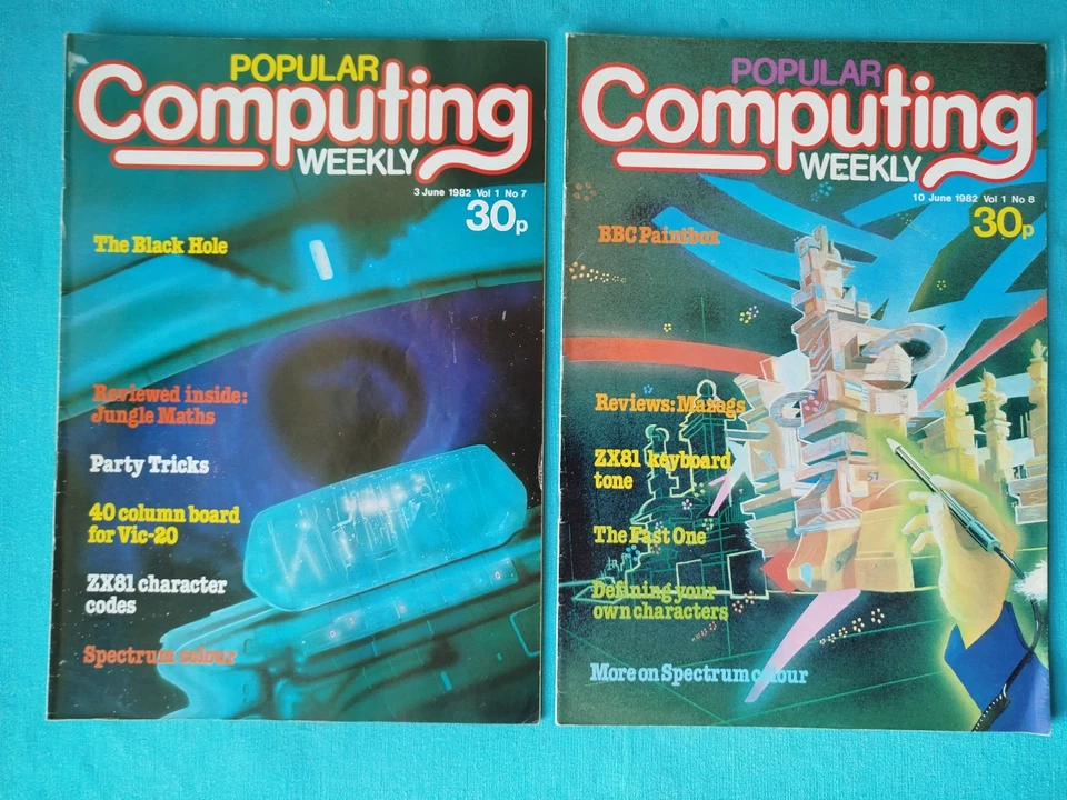 Popular Computing Weekly 1982 Vintage Computer Magazine - Set of 10 Magazines - Image 2 of 4