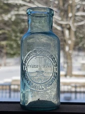 Antique 1890's SKILTON FOOTE & Co. BUNKER HILL PICKLES Pickle Jar