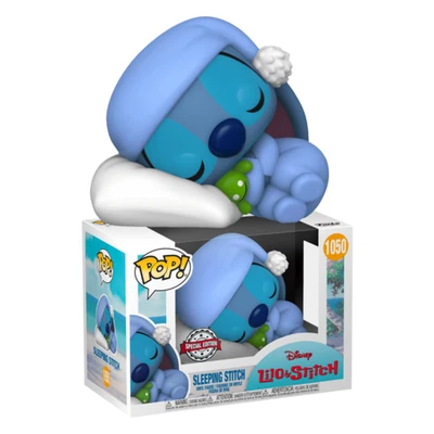 Funko POP Sleeping Stitch #1050 Exclusive - Disney - Figurine Vinyle