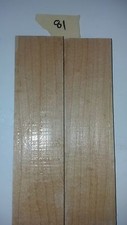 Pair of Hard Maple  1 Grade Knife Scales, Pistol grips Over 100 years old 81