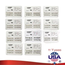 50 Sets AZDENT Dental Orthodontic Metal Brackets Mini Standard Roth /MBT 022 018