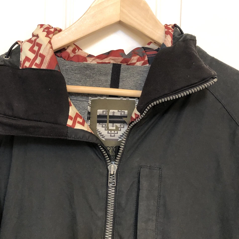 BURTON толстовка с капюшоном DRYRIDE парка Куртка Пальто женщин большой L черный сноуборд лыж зима - Изображение 2 из 4