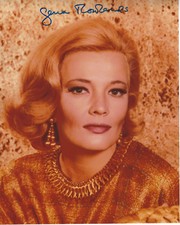GENA ROWLANDS SIGNED AUTHENTIC 'GLORIA' 8X10 PHOTO C w/COA ACTRESS OPENING NIGHT