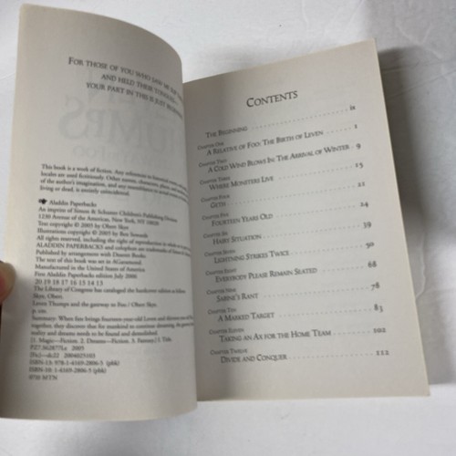 Leven Thumps Series Obert Skye Books 1-3 Lot Chapter Books UnFOOgettable Series - Foto 7 di 18