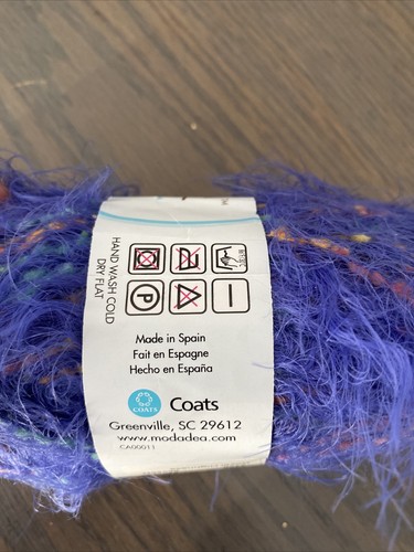MODA DEA VIXEN YARN- COLOR #3390 ROYAL HIGHNESS Discontinued One Skein - Picture 2 of 4