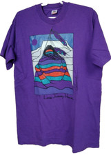 Vintage Native American Long Road Home Single Stitch TShirt 1990 Y2K Large