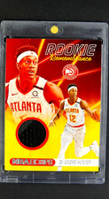 2020 2020-21 NBA Hoops Rookie Remembrance #SS-15 De'Andre Hunter Jersey Relic