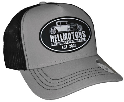 Hotrod Fast Shop Trucker Mesh Cap V8 Biker Oldschool Rockabilly Kappe US Car