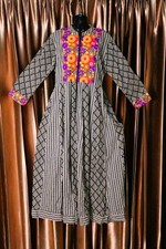 Boho Style Traditional Embroidered Dress