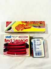 3 Vtg Toy Pretend Kitchen Dollhouse Play Food Crackers Sausage Sweet Corn Boxes
