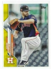 Austin Pruitt 2020 Topps Update Yellow Parallel Walgreen's Exclusive 