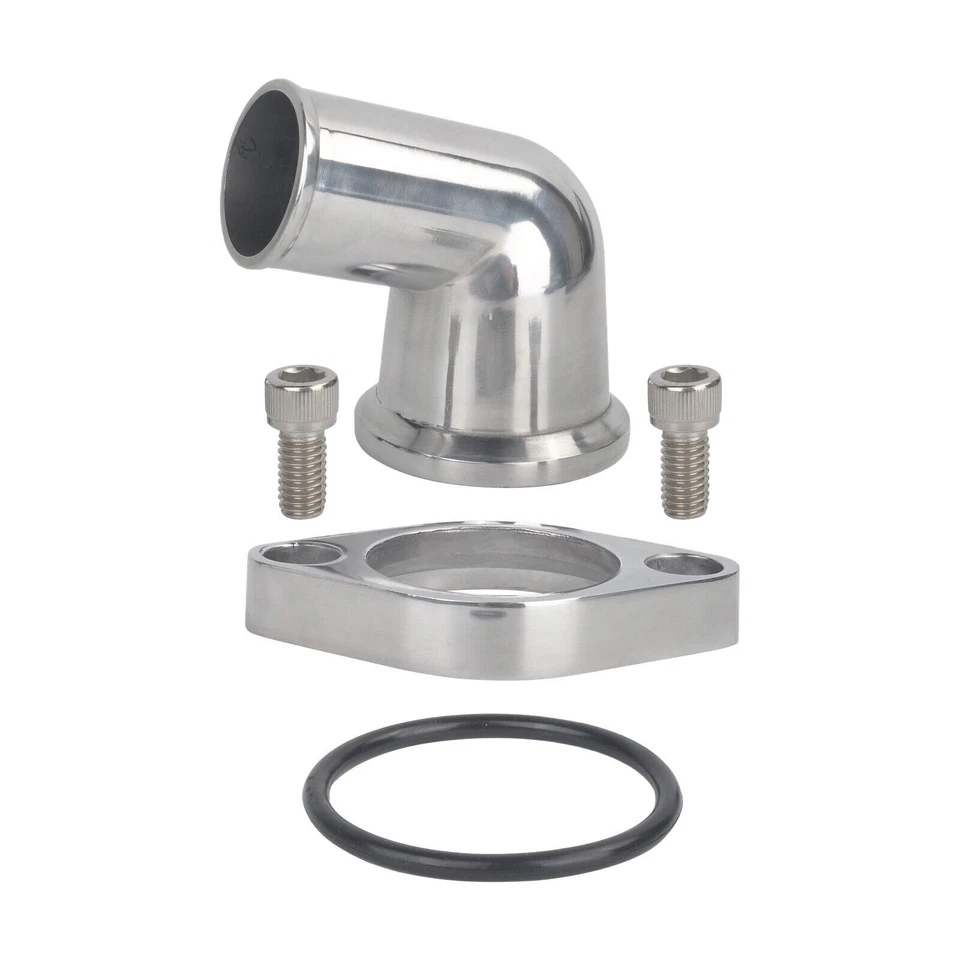 Carcasa termostato cuello agua giratorio 15° para SBC BBC Chevy 327 350 396 454 472 Foto 2 de 4