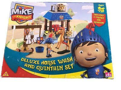 Coffret Jouet Neuf Scellé Mike Le Chevalier Lavage Chevaux Et Set d’Entraînement - Photo 1/4
