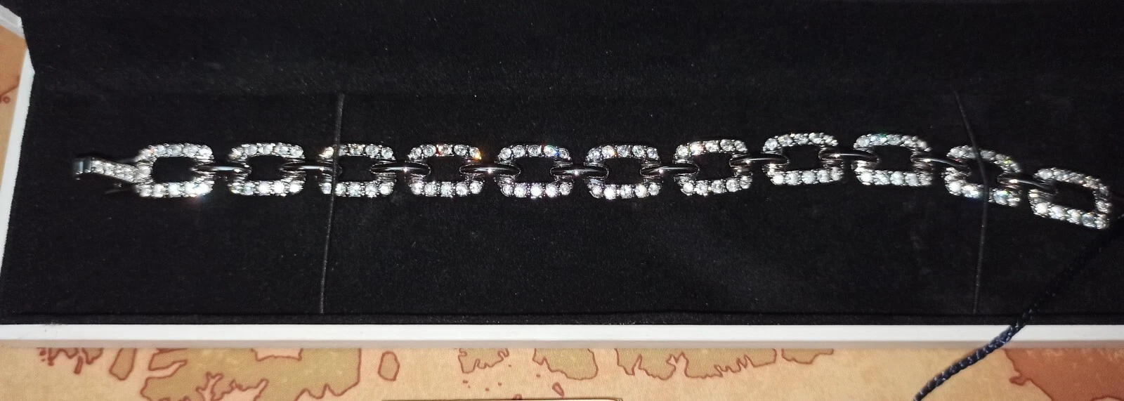 SWAROVSKI JEWELRY 1501593 Bracciale con Cristalli Vintage Anni 2000