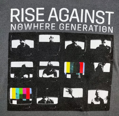 RISE AGAINST Nowhere Generation T-Shirt Size YOUTH MEDIUM Child's Kid's Punk - Picture 2 of 4