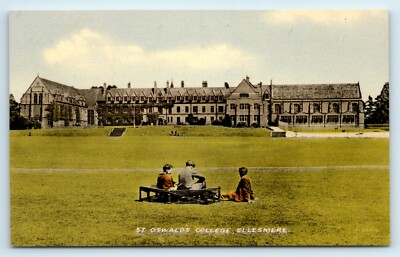 POSTKARTE ELLESMERE ST OSWALDS COLLEGE - UNBESPIELT