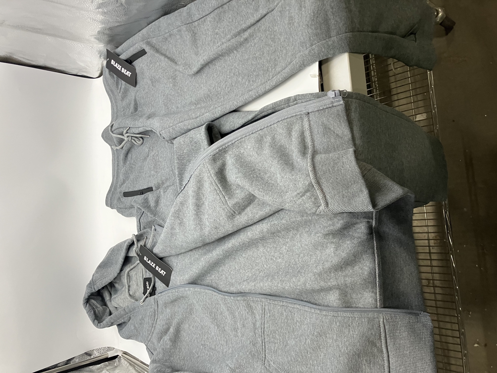 СПОРТИВНЫЙ КОСТЮМ BLAZE BEAT ИЗ 2 ПРЕДМЕТОВ - РАЗМЕР: БОЛЬШОЙ - ВЕРЕСКОВО-СЕРЫЙ - HR24005