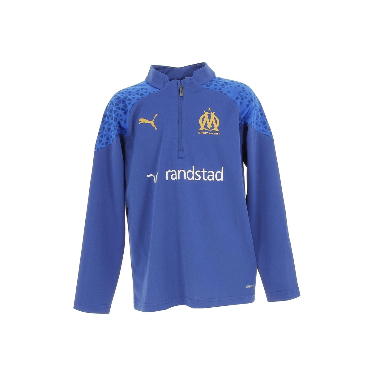 Sweat d entra nement joueur Puma Om trg 1 4 zip jr 7 11038 Neuf