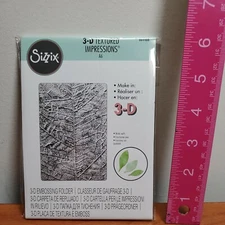 Sizzix 3D Textured Impressions A6 Embossing Folder Leaf Veins