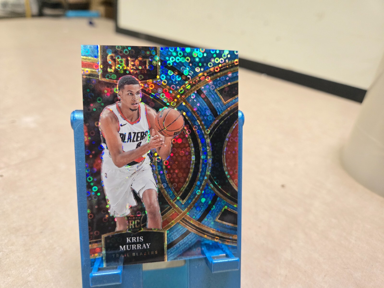 2023-24 Panini Select Kris Murray Light Blue Disco Prizm Premier Rookie /99 RC