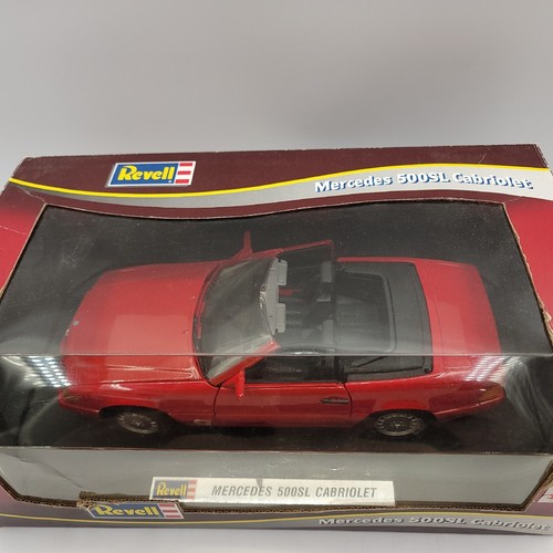 Revell Masterpieces 1:18 Mercedes-Benz 500SL Cabriolet Convertible 1992 VG - Picture 3 of 8