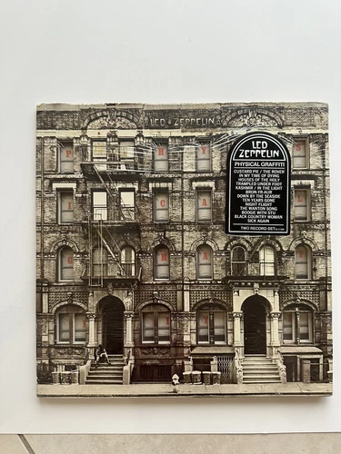 Led Zeppelin - Physical Graffiti US Stereo 2 LPs w/Hype Sticker In Shrink