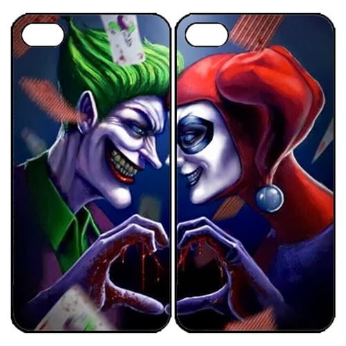 joker and harley quinn couple phone case cover for iphone