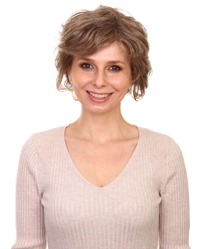 Still ME Gwenyth Classic Curly Wig, Women's Multicolor Semi Curly Short Wig - Image 4 of 4