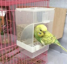 Bird Feeder for CageNo-Mess Bird FeederParakeet Seed Food Container