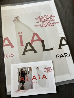 ALAIA Summer/Fall 2024 by Pieter Mulier Catalogue Magazine Fanzine RARE! NEW!