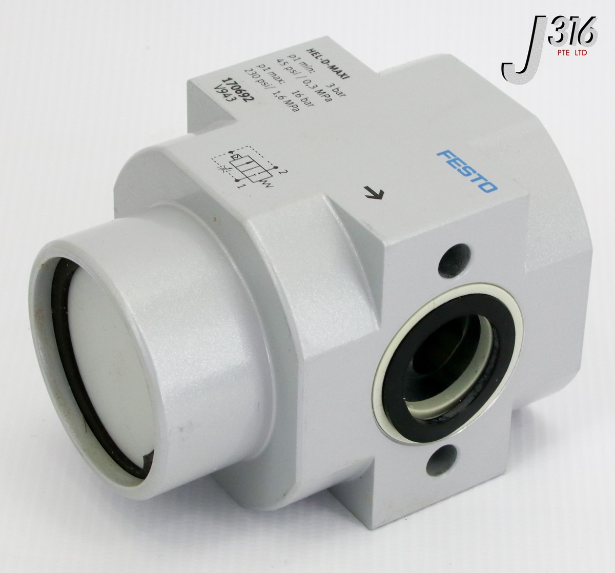 マス様 19533 FESTO SHUT OFF VALVE, 170692 (NEW) HEL-D-MAXI | eBay