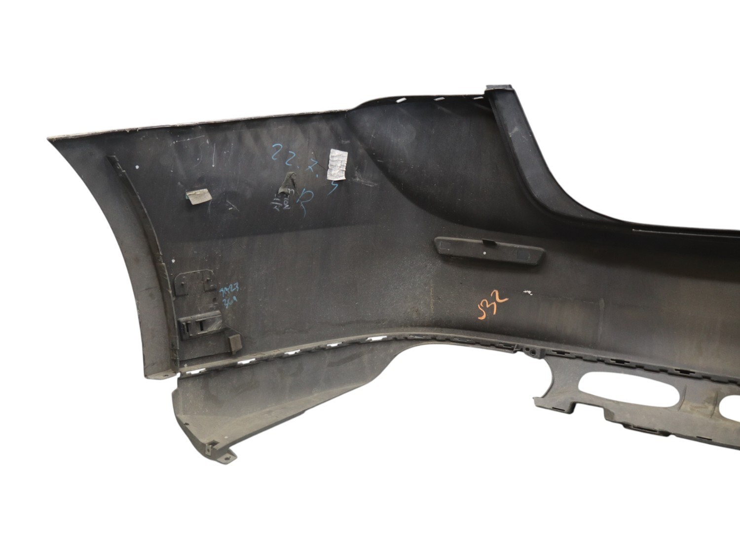14-17 Maserati Ghibli M157 Rear Bumper Cover Assembly Silver 670008304 Oem
