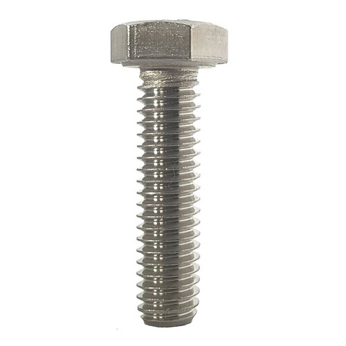 1/4-20 x 3-1/2" Hex Head Bolts Stainless Steel Fully Threaded Qty 10 - Picture 3 of 7