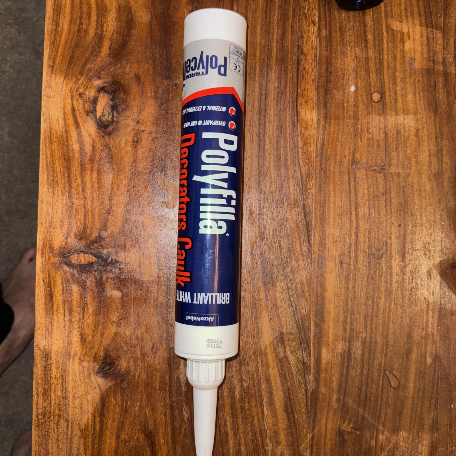 Polycell Decorators Caulk Polyfilla Filler Sealer Sealant White 380ml Fast Dry