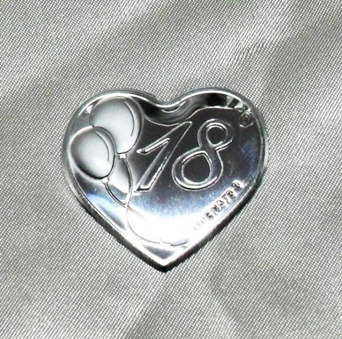 6903 Bomboniere Calamite a cuore per 18° compleanno - Foto 1 di 1
