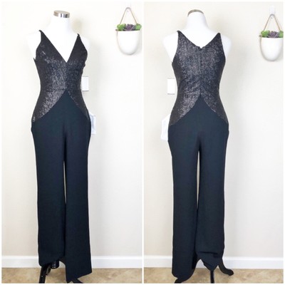 dress the population joey jumpsuit