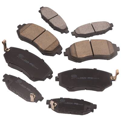 WRX Brake Kit Rear Ceramic Brake Pads For Subaru - Fits Forester, Impreza, WRX, Legacy, More Break Pads Front And Rear - Foto 2