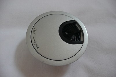 PiHaMi® Kabeldurchlass 60 mm 2 teilig chromfarben Kabeldurchführung