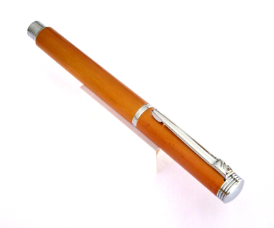 Stylo Roller Daniel Hechter P295 Orange - À Cartouches, Occasion Très Bon état, élégant