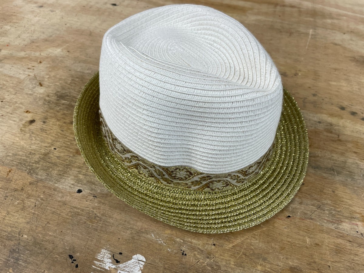 Charming Charlie Brand Hat, Stylish, OneSize, White/Gold | eBay display picture 2