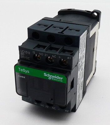 Schneider Electric LC1D12BD Leistungsschütz + LAD4TBDL Beschaltungsmodul -used-