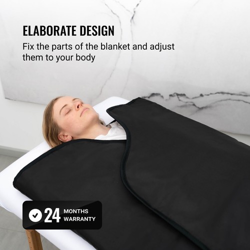 Infrarot Sauna Blanket Heizdecke Heizmatte CE Körper Abnehmen Fitness Saunadecke - Bild 21 von 26