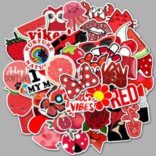 ⭐ 50 Pezzi Rouge / Red / Rote / Adesivi Stickerbomb