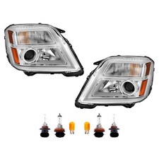 For GMC Terrain 10-15 W/Bulb Projector Headlights Assembly Left & Right Headlamp