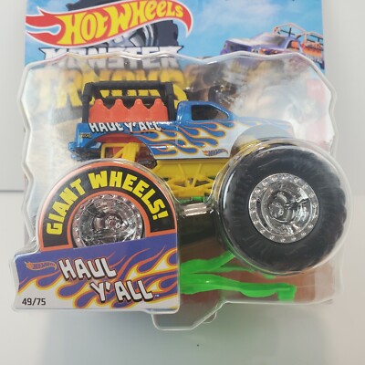 Hot Wheels Monster Truck Haul Y'all 49/75 Crushable Car FYJ44 Pickup GJD84-0910