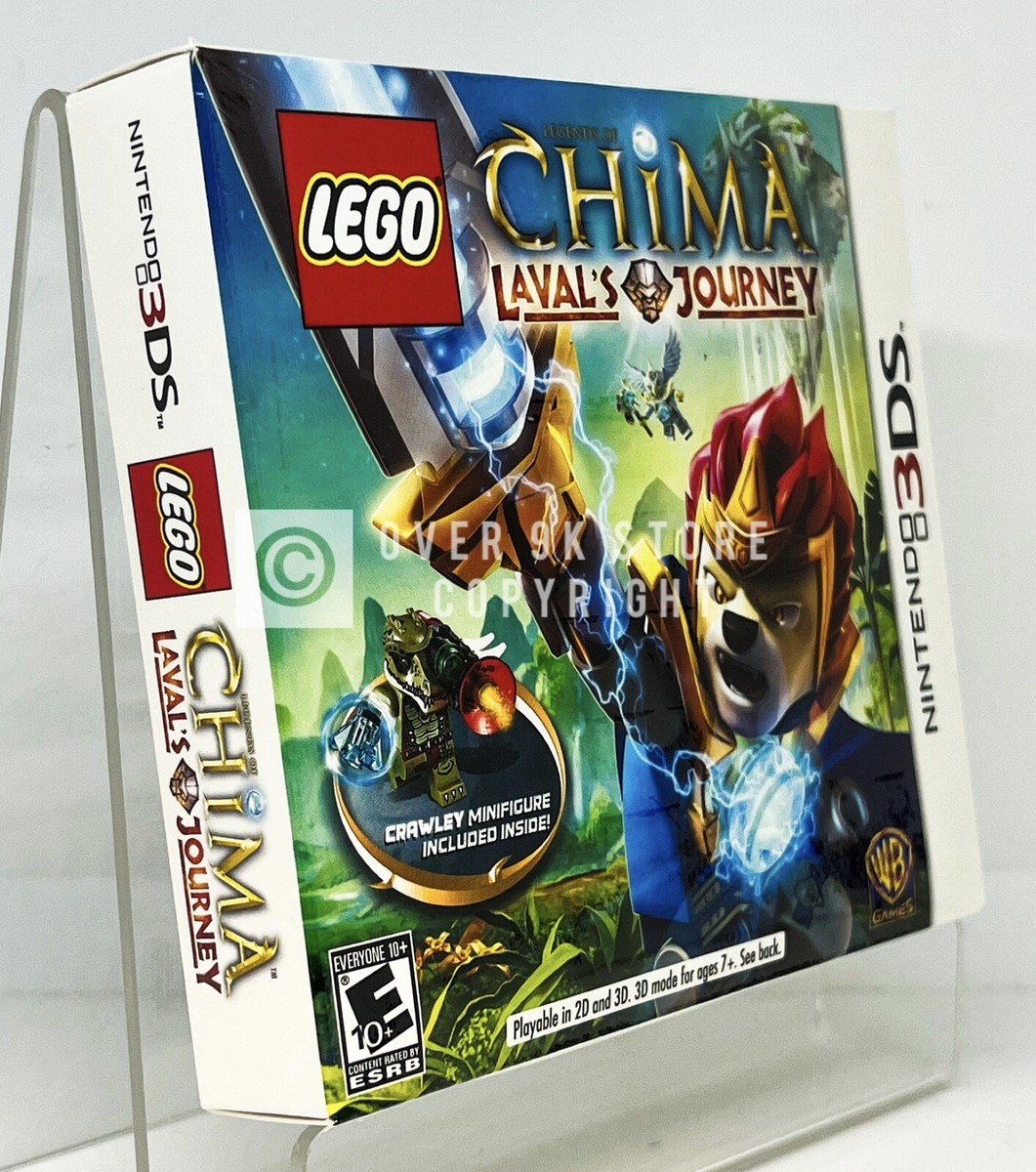 LEGO Legends Of Chima: Laval's Journey w/ Crawley Minifigure Nintendo 3DS  New