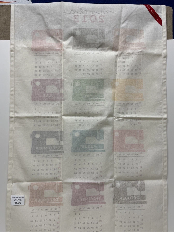 Moda Fabrics 2013 Fabric Panel 2013 Sewing Quilting Calendar - Image 2 of 4