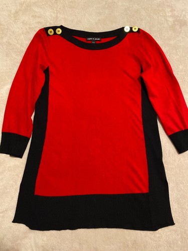women Cable \u0026 Gauge tunic sweater size 